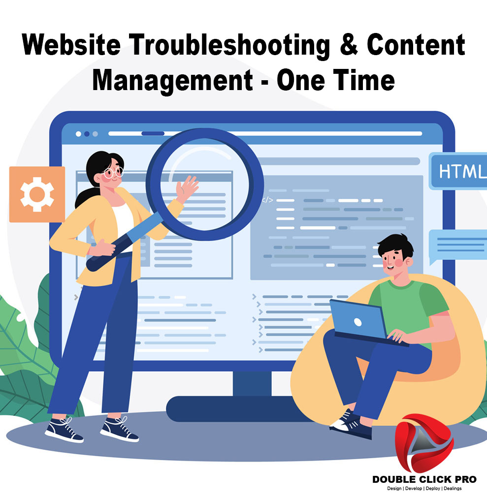 Website Troubleshoot and Content management-usa-doubleclickpro